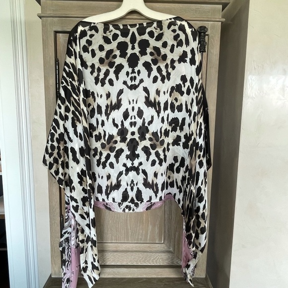 Roberto Cavalli silk animal print kaftan EU 38 - Picture 5 of 11